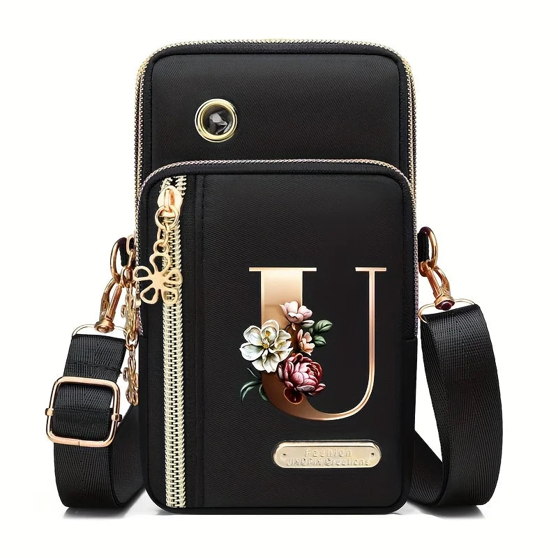 New Single Shoulder Crossbody Bag Coin Purse Mobile Phone Bag Zipper Wallet Stylish Trendy Handbag for Women