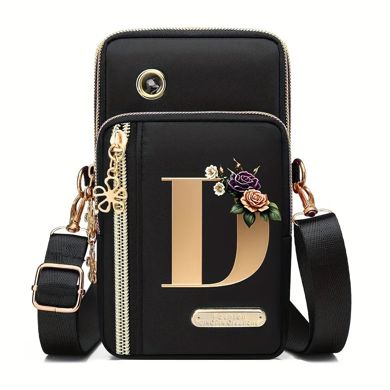 New Single Shoulder Crossbody Bag Coin Purse Mobile Phone Bag Zipper Wallet Stylish Trendy Handbag for Women