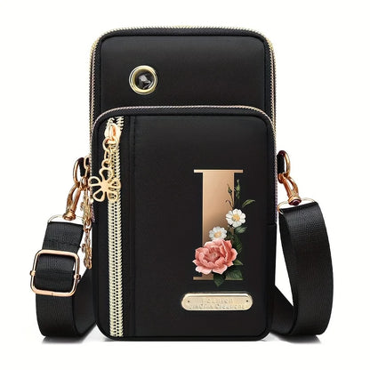 New Single Shoulder Crossbody Bag Coin Purse Mobile Phone Bag Zipper Wallet Stylish Trendy Handbag for Women