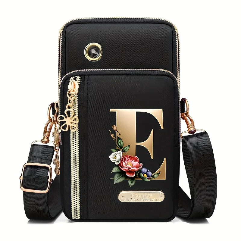 New Single Shoulder Crossbody Bag Coin Purse Mobile Phone Bag Zipper Wallet Stylish Trendy Handbag for Women