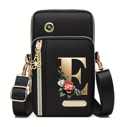 New Single Shoulder Crossbody Bag Coin Purse Mobile Phone Bag Zipper Wallet Stylish Trendy Handbag for Women