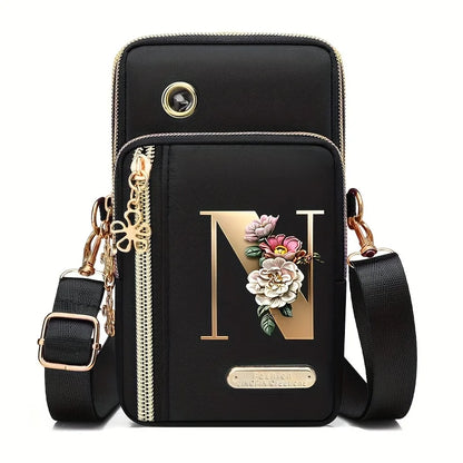 New Single Shoulder Crossbody Bag Coin Purse Mobile Phone Bag Zipper Wallet Stylish Trendy Handbag for Women