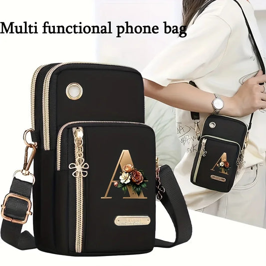 New Single Shoulder Crossbody Bag Coin Purse Mobile Phone Bag Zipper Wallet Stylish Trendy Handbag for Women