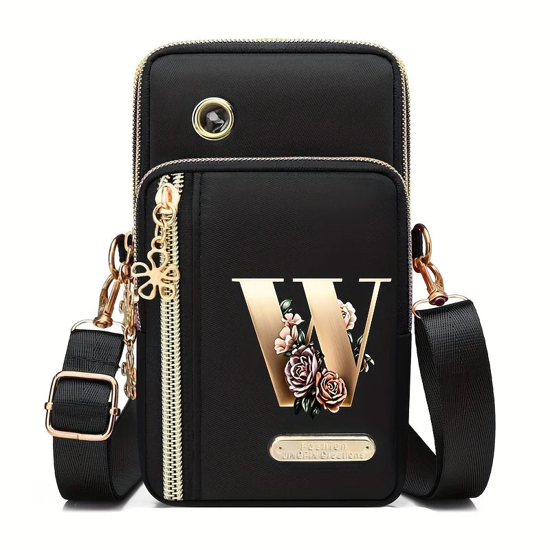 New Single Shoulder Crossbody Bag Coin Purse Mobile Phone Bag Zipper Wallet Stylish Trendy Handbag for Women
