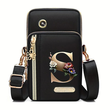 New Single Shoulder Crossbody Bag Coin Purse Mobile Phone Bag Zipper Wallet Stylish Trendy Handbag for Women