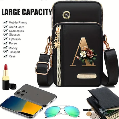 New Single Shoulder Crossbody Bag Coin Purse Mobile Phone Bag Zipper Wallet Stylish Trendy Handbag for Women