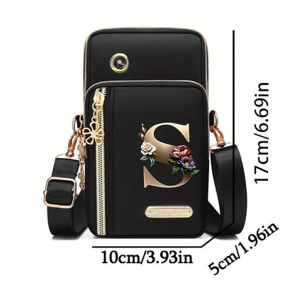 New Single Shoulder Crossbody Bag Coin Purse Mobile Phone Bag Zipper Wallet Stylish Trendy Handbag for Women