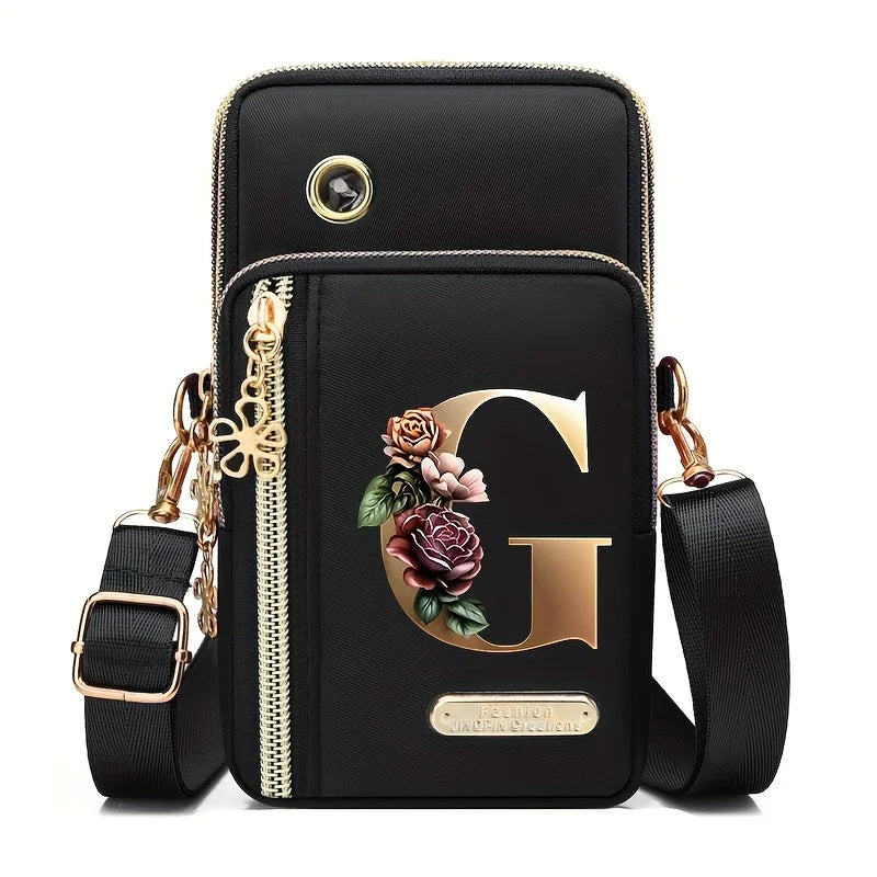 New Single Shoulder Crossbody Bag Coin Purse Mobile Phone Bag Zipper Wallet Stylish Trendy Handbag for Women