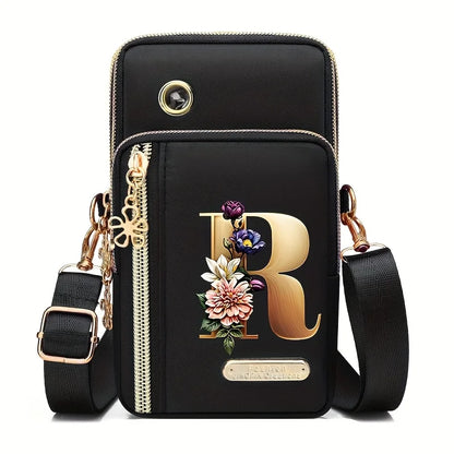 New Single Shoulder Crossbody Bag Coin Purse Mobile Phone Bag Zipper Wallet Stylish Trendy Handbag for Women
