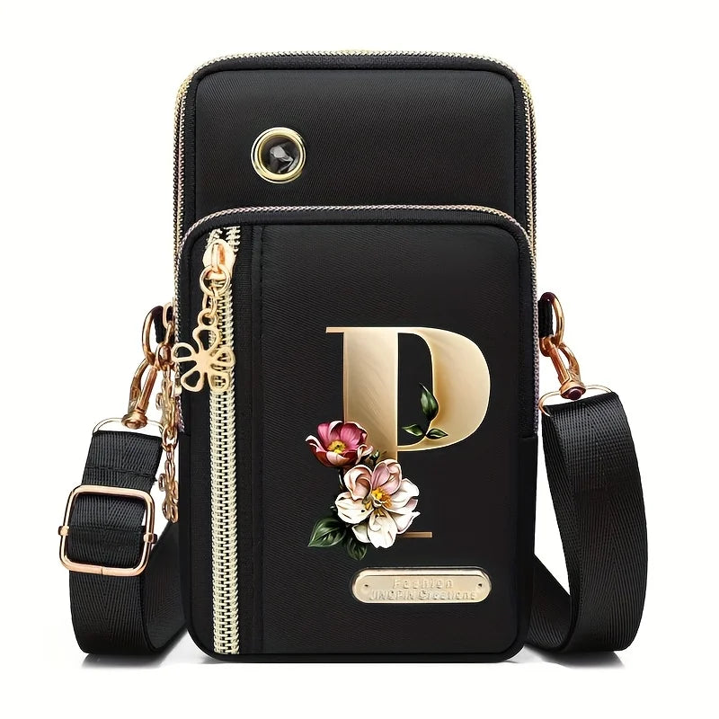 New Single Shoulder Crossbody Bag Coin Purse Mobile Phone Bag Zipper Wallet Stylish Trendy Handbag for Women