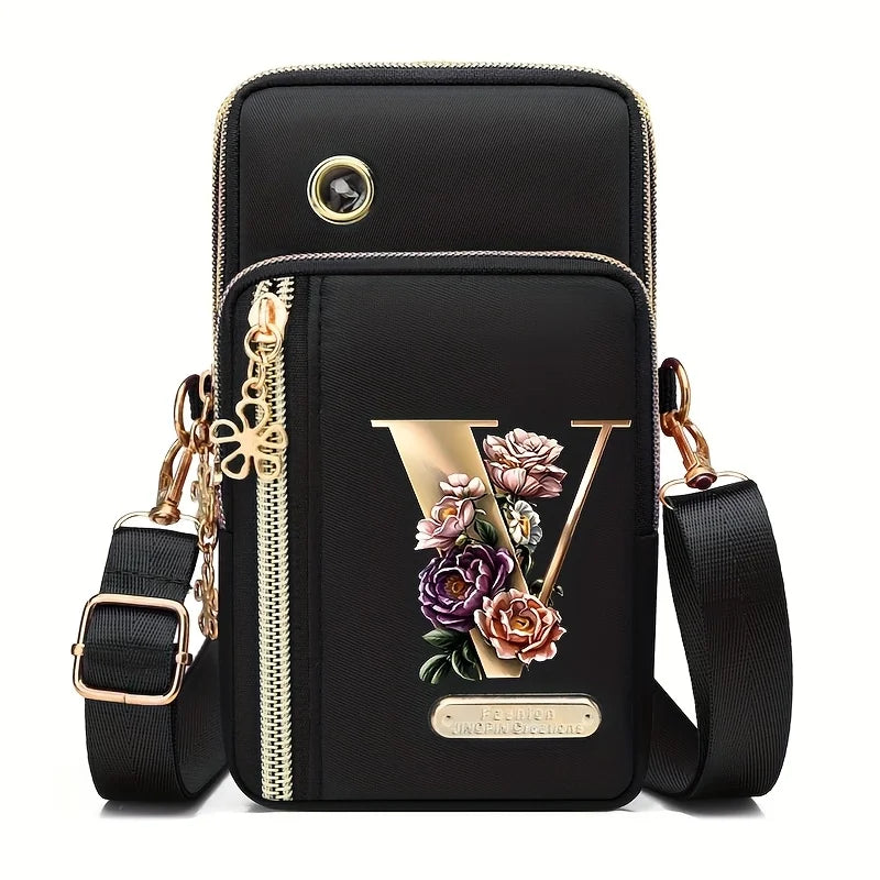 New Single Shoulder Crossbody Bag Coin Purse Mobile Phone Bag Zipper Wallet Stylish Trendy Handbag for Women
