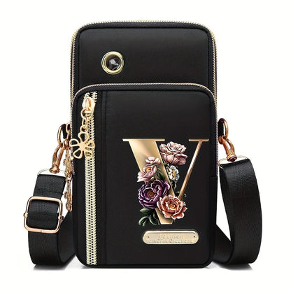 New Single Shoulder Crossbody Bag Coin Purse Mobile Phone Bag Zipper Wallet Stylish Trendy Handbag for Women