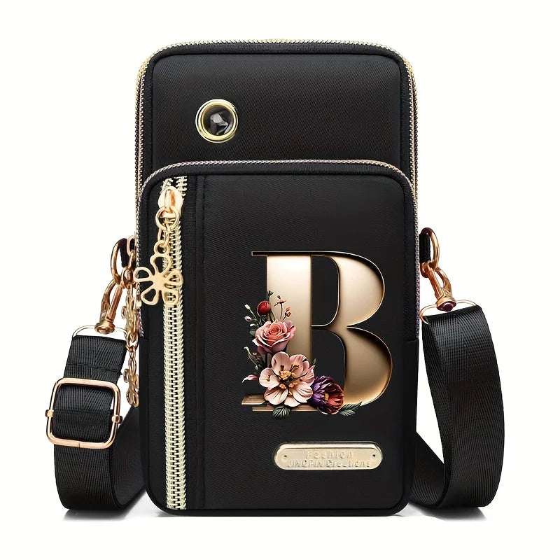 New Single Shoulder Crossbody Bag Coin Purse Mobile Phone Bag Zipper Wallet Stylish Trendy Handbag for Women