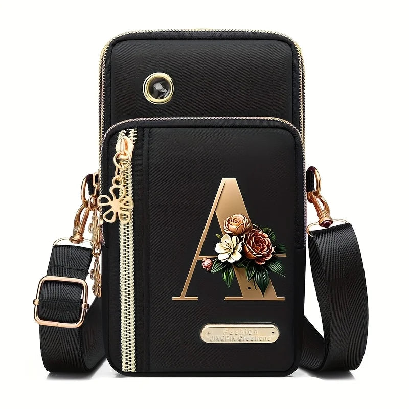 New Single Shoulder Crossbody Bag Coin Purse Mobile Phone Bag Zipper Wallet Stylish Trendy Handbag for Women