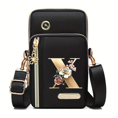 New Single Shoulder Crossbody Bag Coin Purse Mobile Phone Bag Zipper Wallet Stylish Trendy Handbag for Women