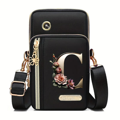 New Single Shoulder Crossbody Bag Coin Purse Mobile Phone Bag Zipper Wallet Stylish Trendy Handbag for Women