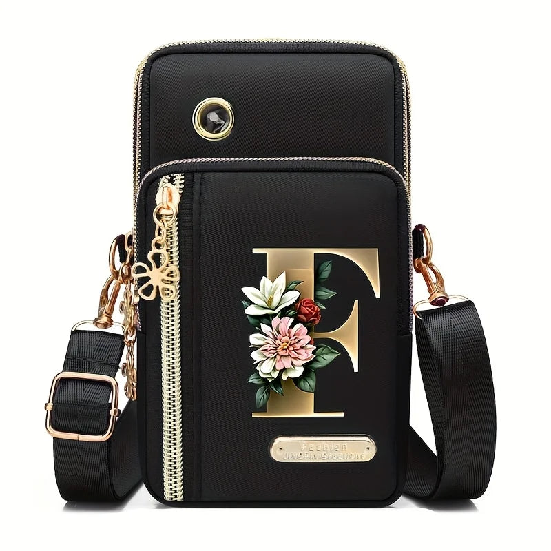 New Single Shoulder Crossbody Bag Coin Purse Mobile Phone Bag Zipper Wallet Stylish Trendy Handbag for Women