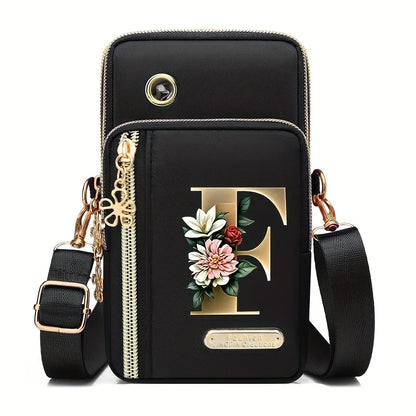 New Single Shoulder Crossbody Bag Coin Purse Mobile Phone Bag Zipper Wallet Stylish Trendy Handbag for Women
